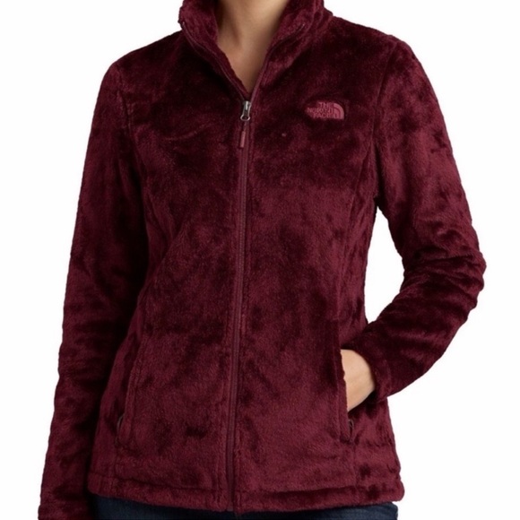 The North Face Jackets & Blazers - The North Face women’s Osito fleece jacket burgundy long sleeve zip up large